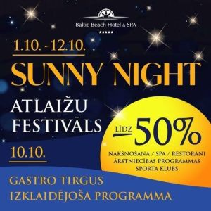 Sunny Night 2025 OFFERS | Baltic Beach Hotel & SPA