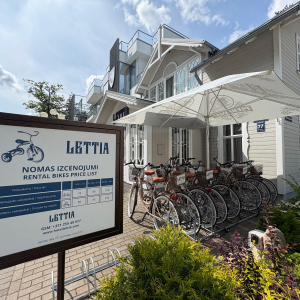Velosipēdu noma viesnīcā ''Lettia''