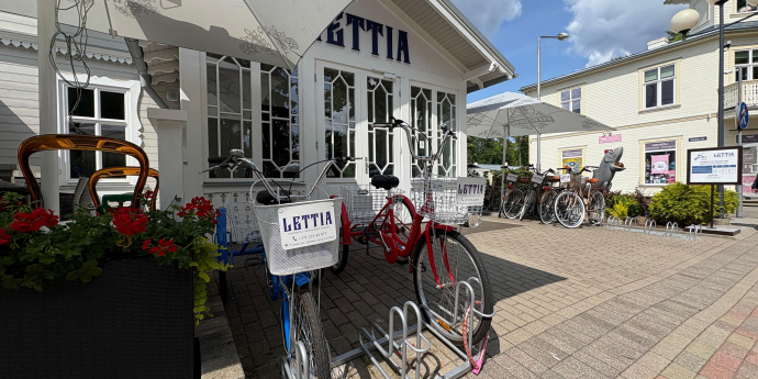 Velosipēdu noma viesnīcā ''Lettia''