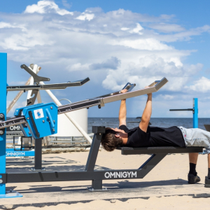 Outdoor fitness equipment and workout areas