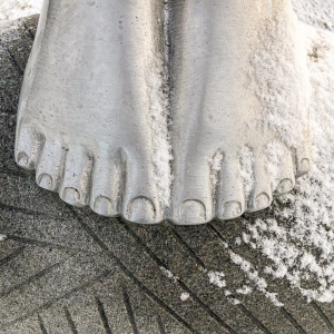 Sculpture ‘’Standing, Singing on a High Hill”