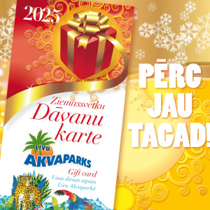 Līvu Akvaparka Ziemassvētku dāvanu karte