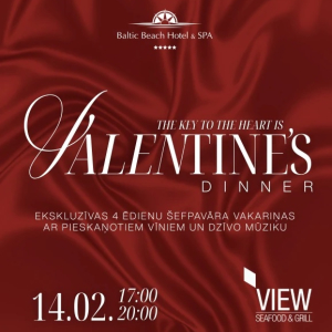 Valentine's dinner | Baltic Beach Hotel & SPA