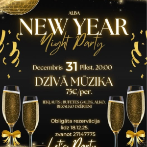 Jaungada ballīte | Viesnīca ''Alba''