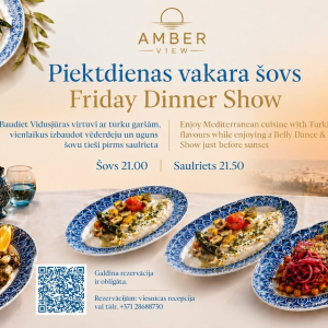 Vakara šovs | Amber View restorāns
