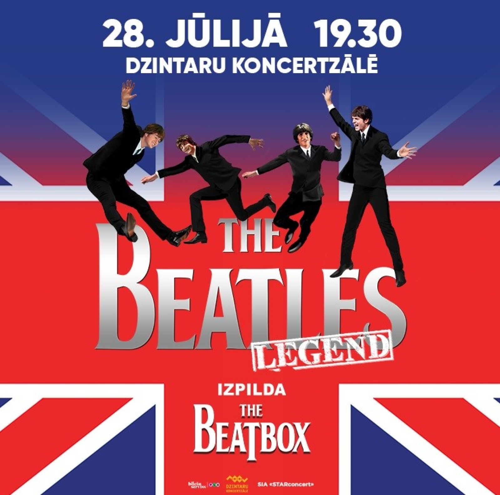 “The Beatles” Leģendas – grupa “The Beatbox” | Dzintaru koncertzāle