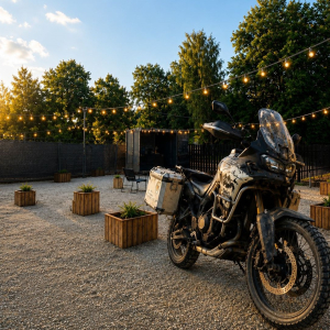 Moto vakars Bišu ielas pagalmā | Ķemeri
