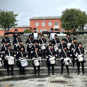 The Bodø Paradekorps brass band (Norway) plays and marches | Jomas Street