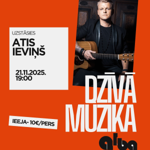 Dzīvās mūzikas vakars | Kafejnīca Alba