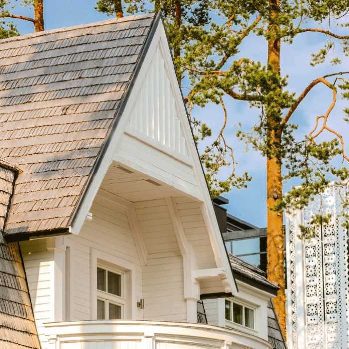 Išraiškingas medinė architektūra