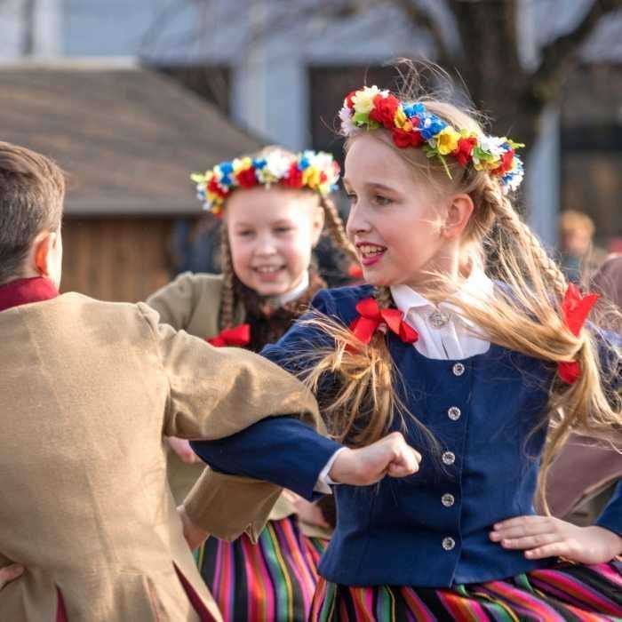 Läti folkloori show
