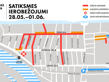 Traffic restrictions during Jūrmala Resort Festival